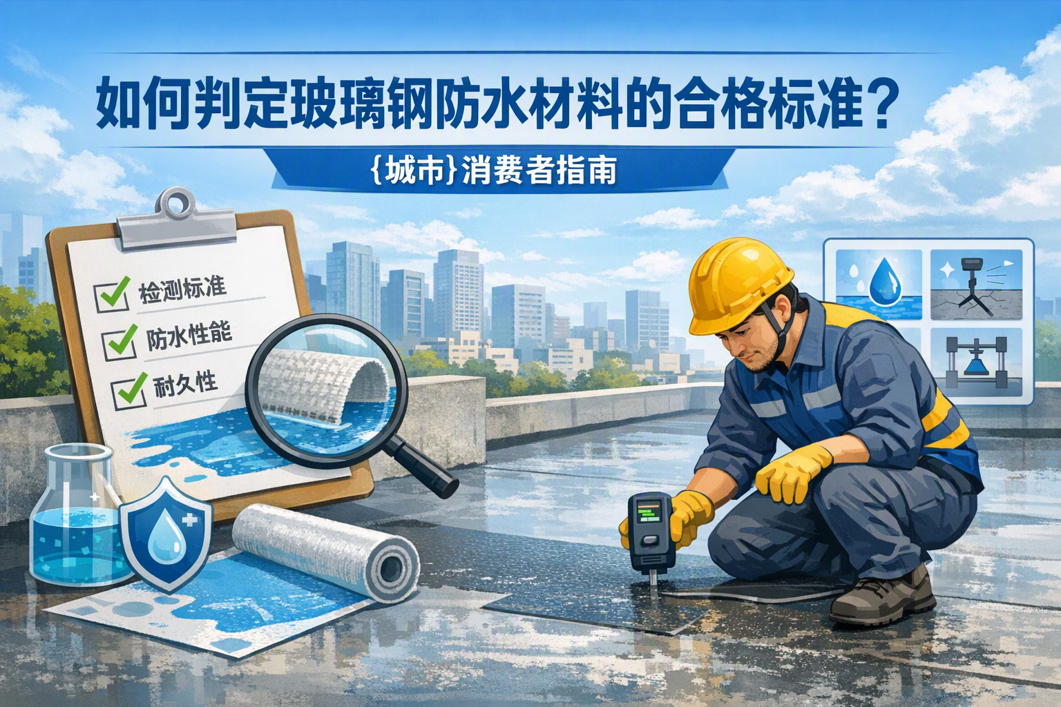 如何判定玻璃钢防水材料的合格标准？ 绍兴 消费者指南
