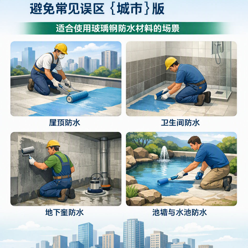 玻璃钢防水材料施工注意事项，避免常见误区 绍兴 版