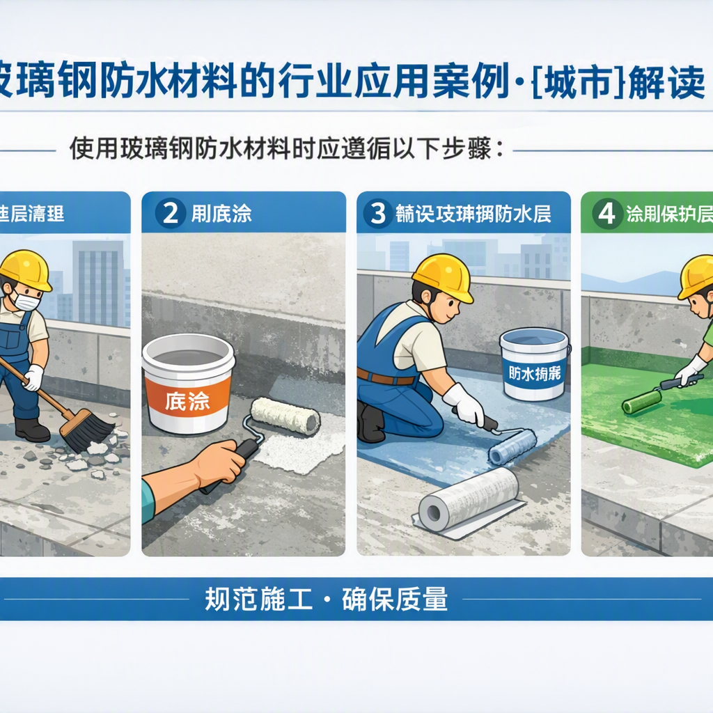 玻璃钢防水材料的行业应用案例,绍兴解读
