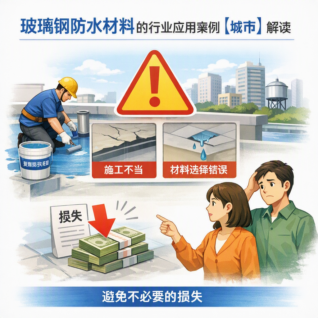 玻璃钢防水材料的行业应用案例,绍兴解读