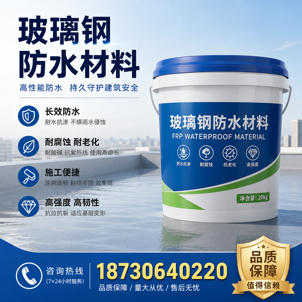专家解析:玻璃钢防水材料的市场前景分析在 绍兴