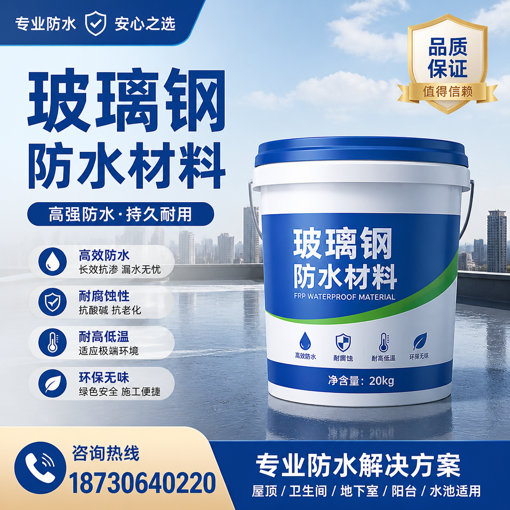 了解玻璃钢防水材料的市场趋势,绍兴 企业不可不知